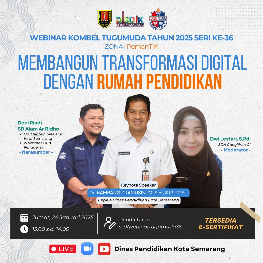 WEBINAR KOMUNITAS BELAJAR TUGU MUDA SERI KE-36